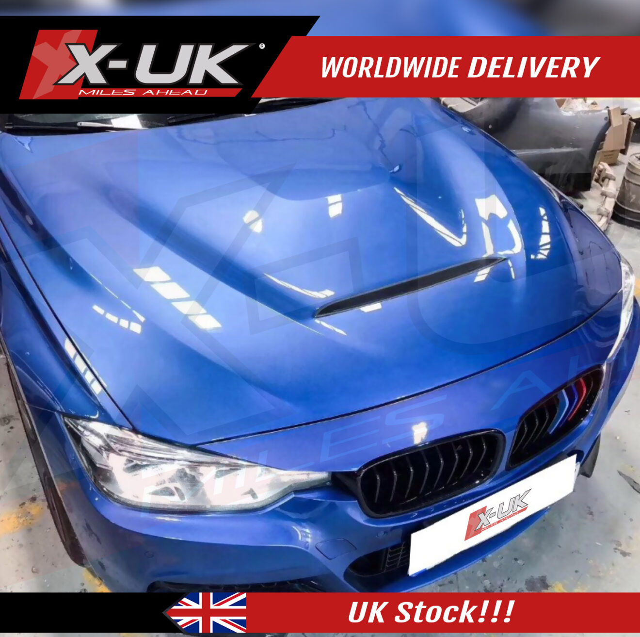 BMW 3 Series f30 f31 aluminium M4 GTS style hood bonnet