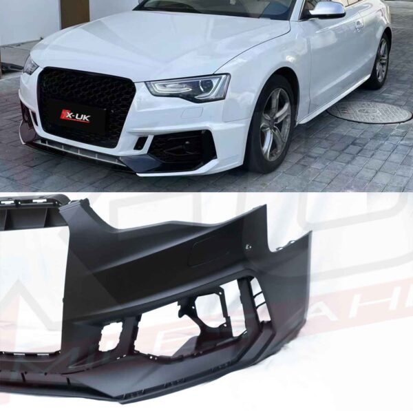 Audi RS5 B9 style front bumper conversion for Audi A5 S5 2012-2015 Coupe Convertible