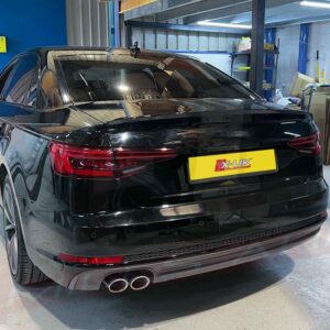 Audi A4 2016-2022 B9 S4 style rear boot trunk spoiler gloss black