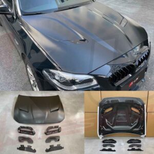 BMW 5 Series F10 F11 M5 2011-2016 to M5 CS style aluminium bonnet hood