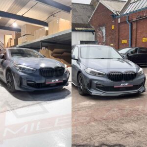 BMW 1 Series F40 M Performance style body kit gloss black 2019-2022