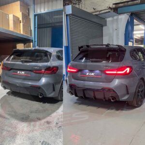 BMW 1 Series F40 M Performance style body kit gloss black 2019-2022