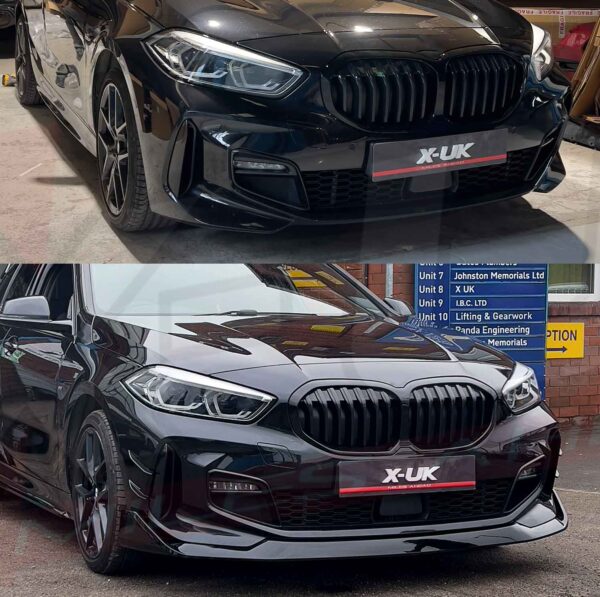 BMW 1 Series F40 M Performance style body kit gloss black 2019-2022