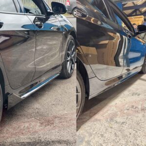 BMW 1 Series F40 M Performance style body kit gloss black 2019-2022