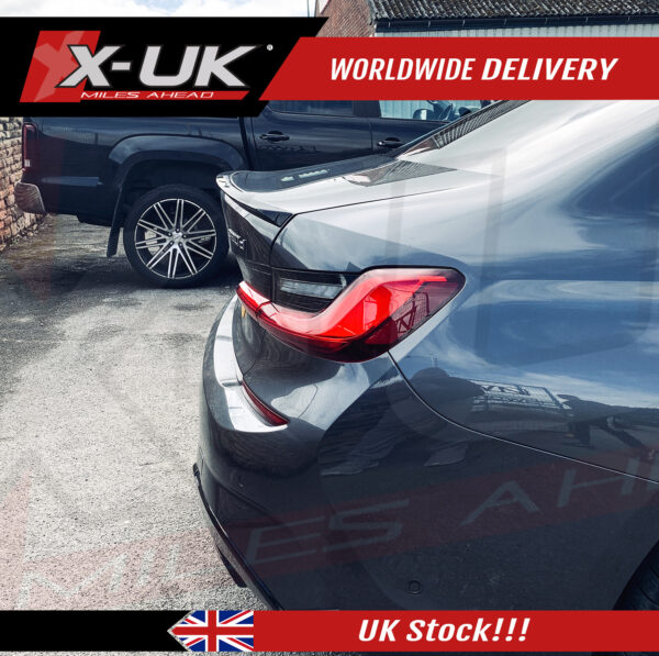 BMW 3 Series G20 M Sport 2019-2020 M Performance style gloss black boot spoiler