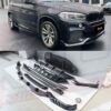 BMW X5 F15 2013-2018 black knight style carbon fiber look aero kit conversion