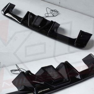 BMW G82 M4 2021-2023 M Performance style gloss black rear diffuser valance