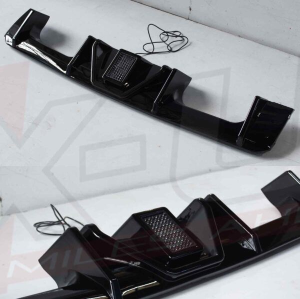 BMW G82 M4 2021-2023 M Performance style gloss black rear diffuser valance