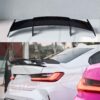 BMW G82 M4 M Performance style gloss black rear spoiler