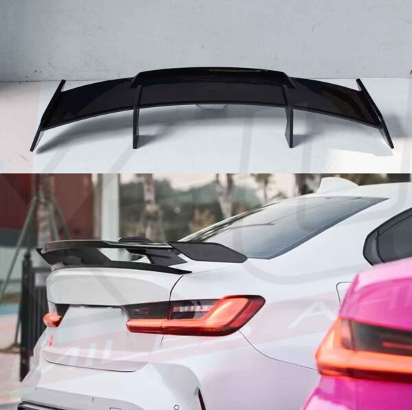 BMW G82 M4 M Performance style gloss black rear spoiler