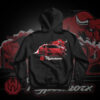 Hyperworx lamborghini huracan black hoodie