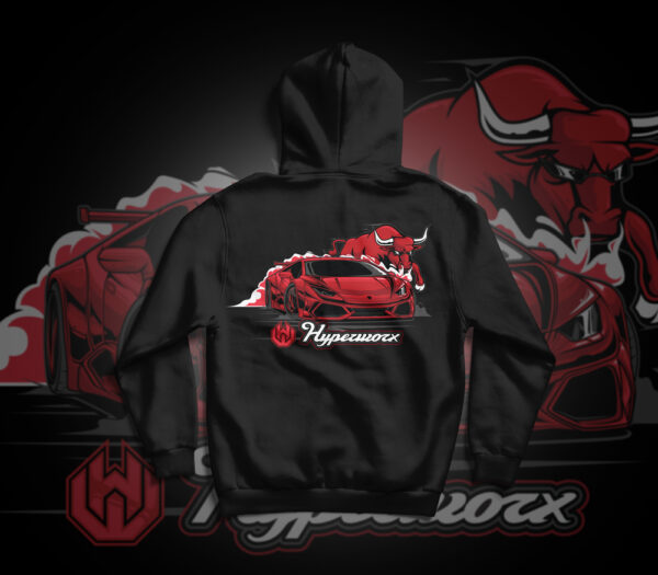 Hyperworx lamborghini huracan black hoodie