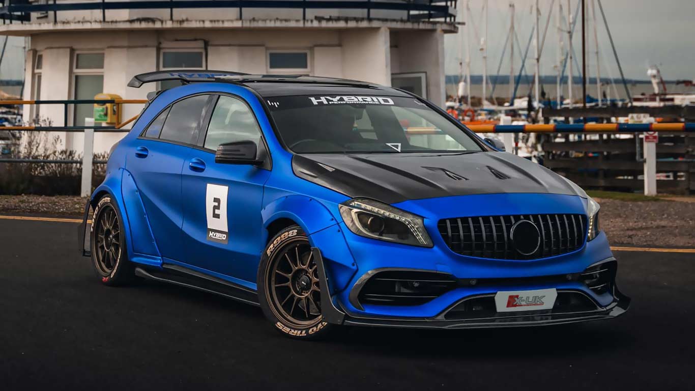 mercedes a45 ama w176 widebody kit