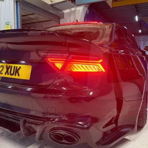Audi A7 S7 RS7 2011-2018 Dynamic Blackline Smoked LED Tail Lights – Rear Lamp Set