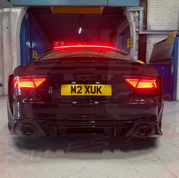 Audi A7 S7 RS7 2011-2018 Dynamic Blackline Smoked LED Tail Lights – Rear Lamp Set