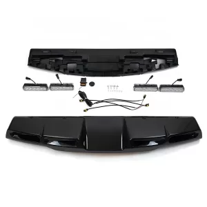 Gloss Black LED Roof Light Bar Land Rover Defender 90/110/130 2019–2025