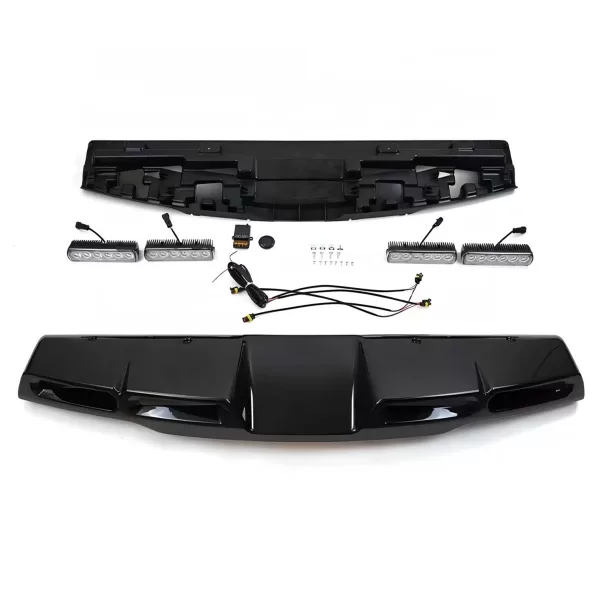 Gloss Black LED Roof Light Bar Land Rover Defender 90/110/130 2019–2025