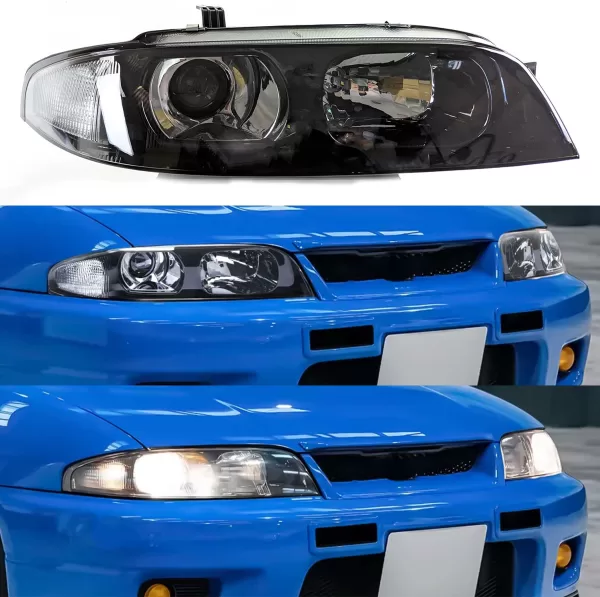 Nissan R33 GTS GTS25 Smoked Headlamps