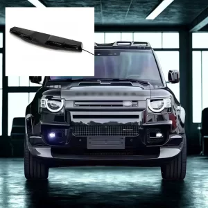 Gloss Black LED Roof Light Bar Land Rover Defender 90/110/130 2019–2025