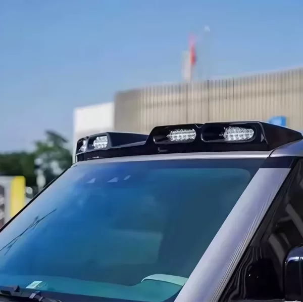 Gloss Black LED Roof Light Bar Land Rover Defender 90/110/130 2019–2025