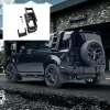 Gloss Black Side Mounted Roof Ladder Land Rover Defender 90/110 2019–2025
