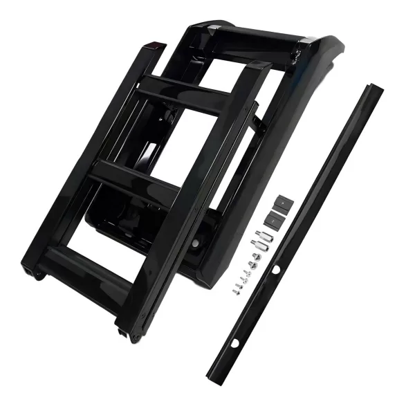 Gloss Black Side Mounted Roof Ladder Land Rover Defender 90/110 2019–2025