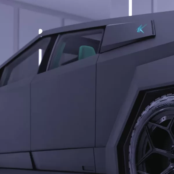 Cybertruck widebody TK cybertron by XUK LTD