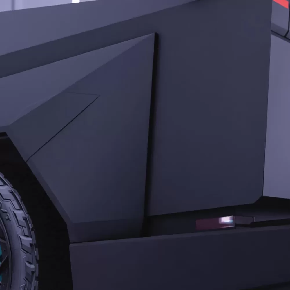 Cybertruck widebody TK cybertron by XUK LTD