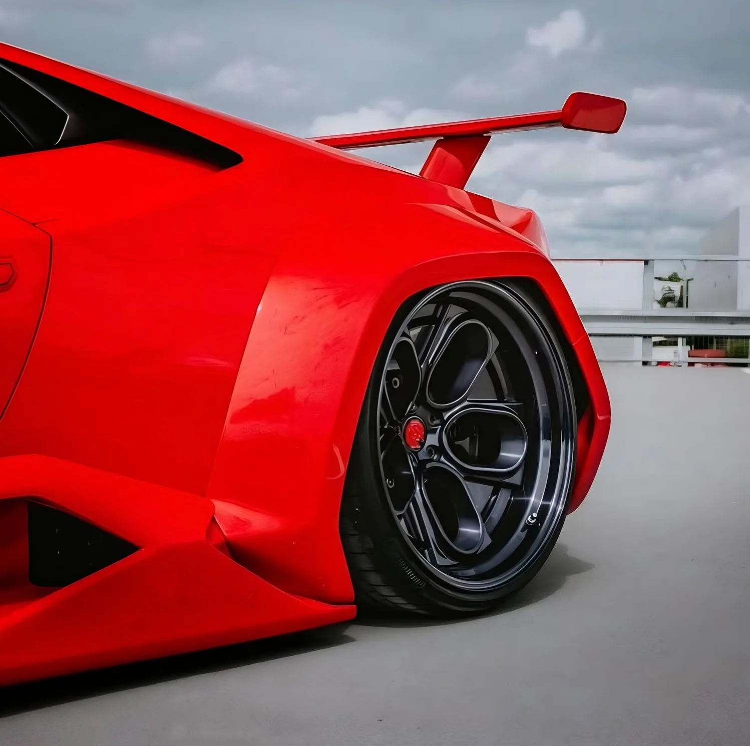 lamborghini huracan wide body kit designed and manufactured by XUK LTD