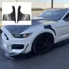 Ford Mustang GT500 KR style front Aluminum fenders plastic vents for 2015-2017 GT