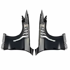 Ford Mustang GT500 KR style front Aluminum fenders plastic vents for 2015-2017 GT