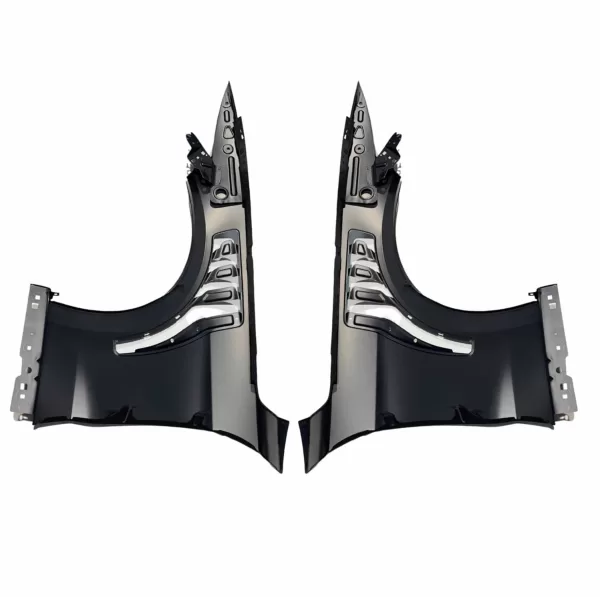 Ford Mustang GT500 KR style front Aluminum fenders plastic vents for 2015-2017 GT