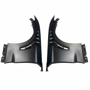 Ford Mustang GT500 KR style front Aluminum fenders plastic vents for 2015-2017 GT
