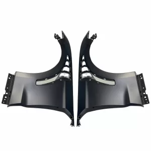 Ford Mustang GT500 KR style front Aluminum fenders plastic vents for 2015-2017 GT