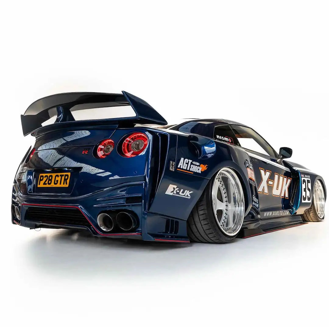 XUK LTD R35 GTR-X widebody kit forged wheels air ride suspension