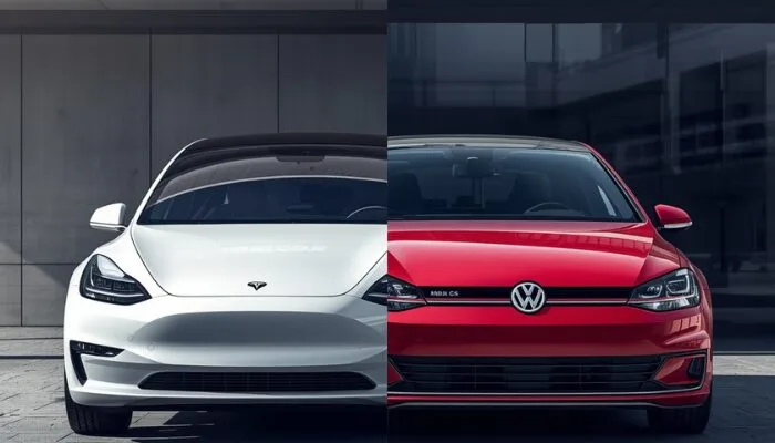 Tesla Model 3 vs VW Golf MK7 Exterior Modification