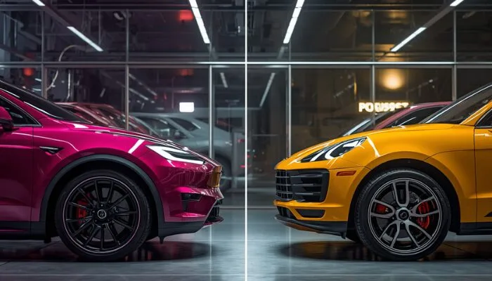 Tesla Model X vs Porsche Macan S Customization Ideas 