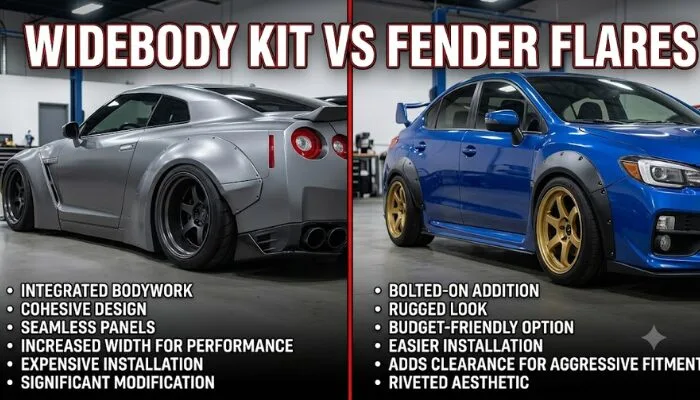 Widebody Kit vs Fender Flares